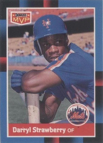 1988 Donruss MVP Baseball Card BC-20 Darryl Strawberry New