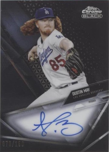 2021 Topps Chrome Black - Dustin May #CBA-DMA