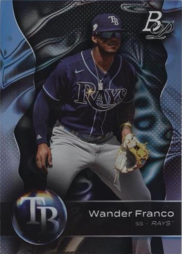 Wander Franco auto 直筆サイン　2018 Leaf フランコ Wander Franco 2018 Leaf Flash on card AUTO Rays | eBay