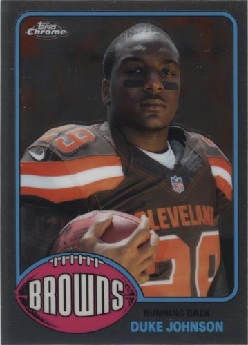 2015 Topps Chrome Duke Johnson #76-DJ