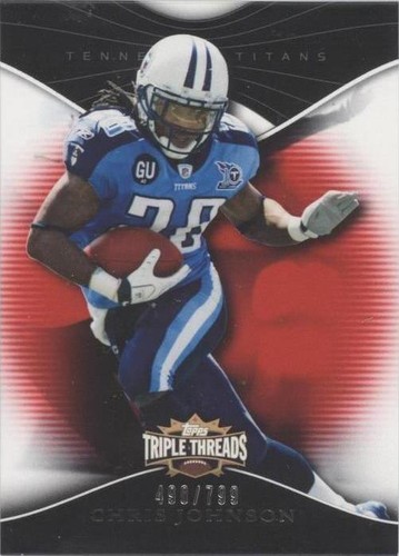 2009 Topps Triple Threads Chris Johnson #36