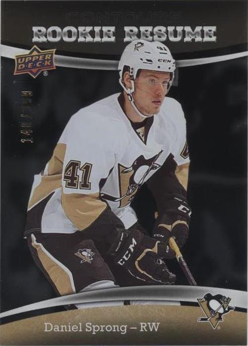 2015-16 Upper Deck Contours - Daniel Sprong #RR-9