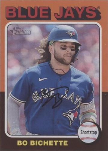 2025 Topps Heritage Redefined Bo Bichette Toronto Blue Jays