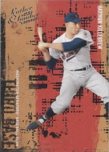 2005 Donruss Leather & Lumber - Harmon Killebrew #143