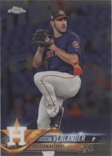 2018 Topps Chrome - Justin Verlander #96