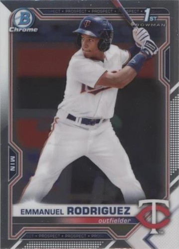 2021 Bowman Chrome - Emmanuel Rodriguez #BCP-207