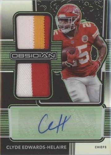 2020 Panini Obsidian Clyde Edwards-Helaire #RJI-12