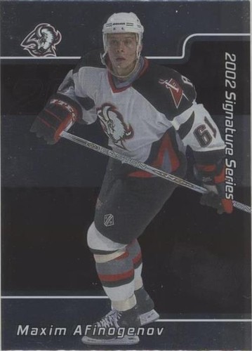 2001-02 In the Game Be A Player Signature Series - Maxim Afinogenov #176