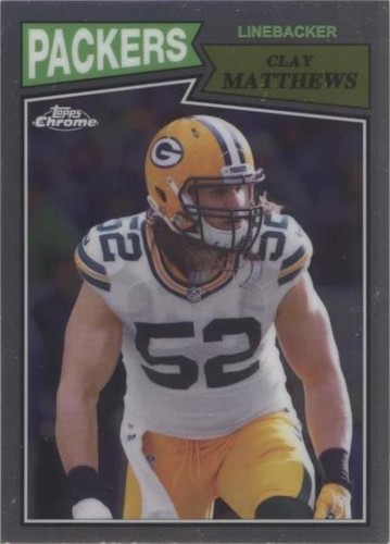 2015 Topps Chrome Clay Matthews #T60-CM