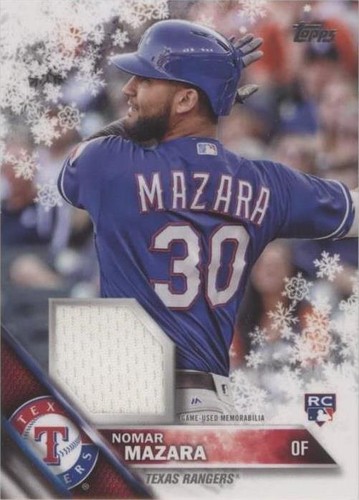 2016 Topps Holiday - Nomar Mazara #R-NM