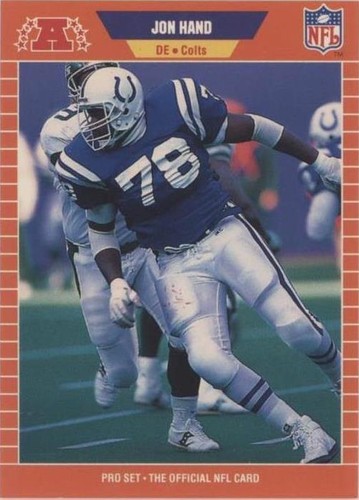 1989 Pro Set Jon Hand #162