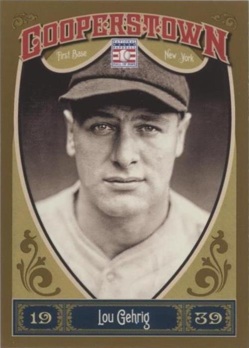 Colección Panini Cooperstown 2013 - Lou Gehrig #1