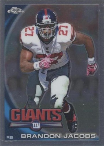 2010 Topps Chrome Brandon Jacobs #C178