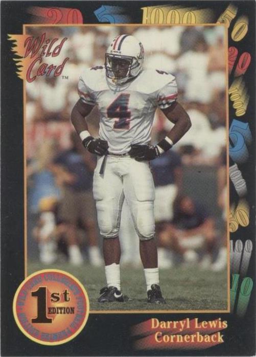 1991 Wild Card Draft Darryll Lewis #30