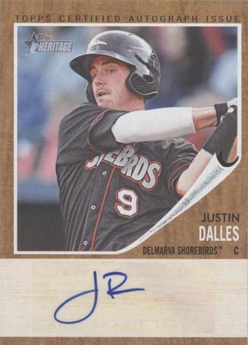 2011 Topps Heritage Minor League Edition - Justin Dalles #RA-JD