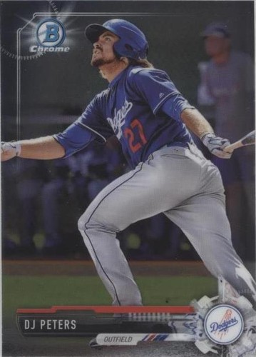 2017 Bowman Chrome - D.J. Peters #BCP208