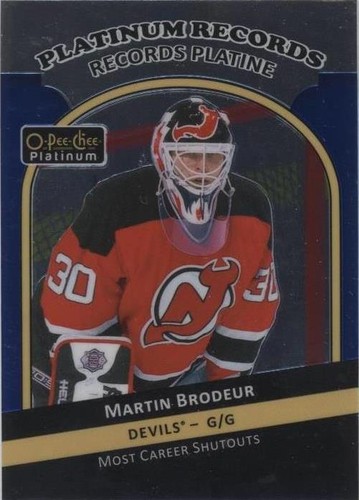 2017-18 O-Pee-Chee Platinum - Martin Brodeur #PR-10