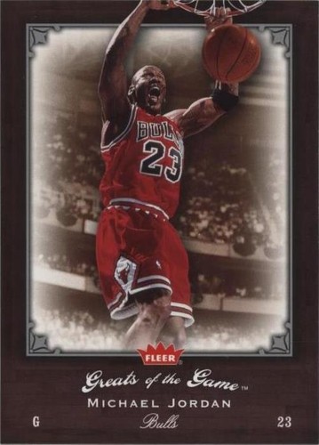 2005-06 Fleer Greats of the Game - Michael Jordan #61