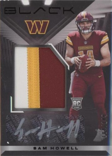 2022 Panini Black Sam Howell #206
