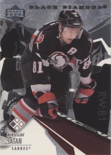 2003-04 Upper Deck Black Diamond - Miroslav Satan #23