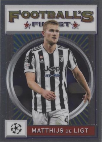 2021-22 Topps Finest Flashbacks UCL Matthijs de Ligt #121