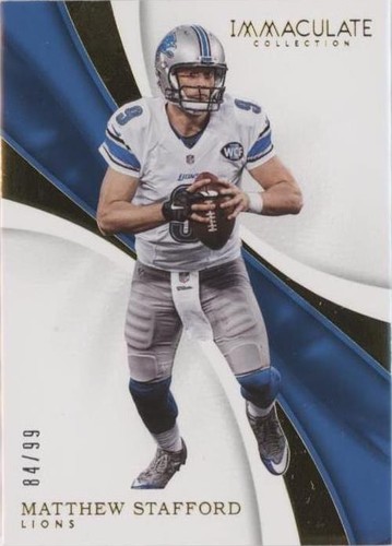 2017 Panini Immaculate Collection Matthew Stafford #32