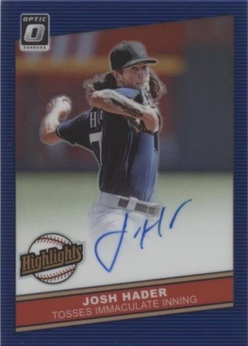 2020 Panini Donruss Optic - Josh Hader #HS-JH