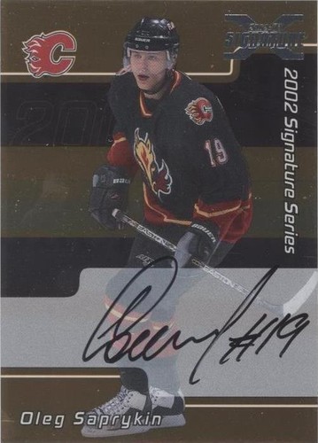2002-03 In the Game Be A Player Signature Series - Oleg Saprykin #128