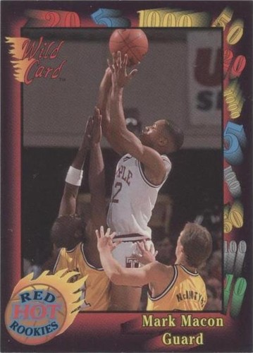 1992 Wild Card Collegiate - Mark Macon #5