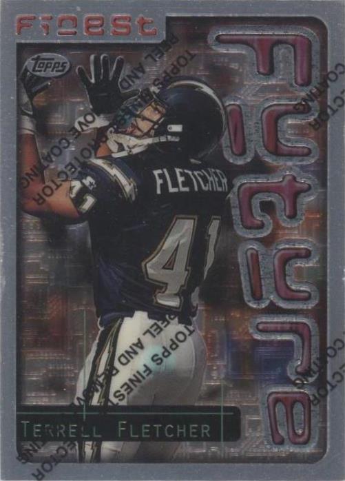 1996 Topps Finest Terrell Fletcher #155