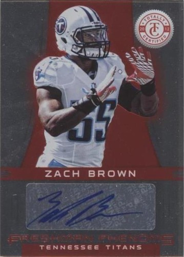 2012 Totally Certified Zach Brown #178