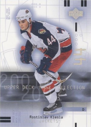 2001-02 Upper Deck Mask Collection - Rostislav Klesla #27