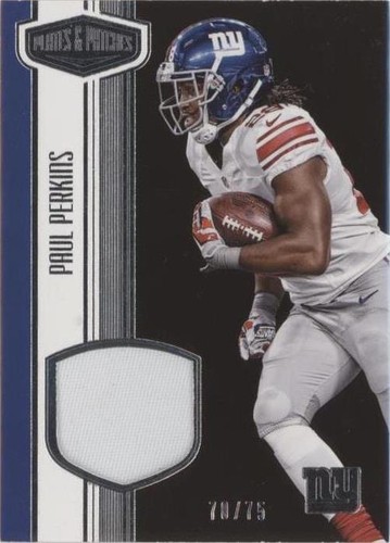 2016 Panini Plates & Patches Paul Perkins #RM-PP