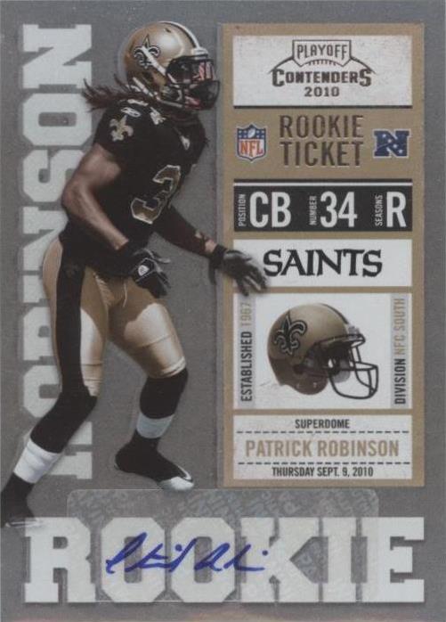 2010 Playoff Contenders Patrick Robinson #177