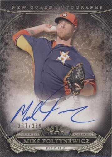 2015 Topps Tier One - Mike Foltynewicz #NGA-MFZ