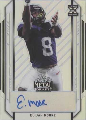 2021 Leaf Metal Draft Elijah Moore #BA-EM2