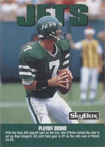 1992 Skybox Impact Ken O'Brien #296