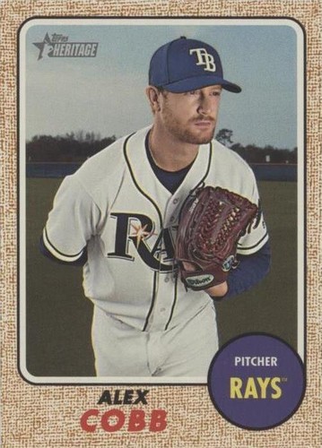 2017 Topps Heritage High Number - Alex Cobb #704