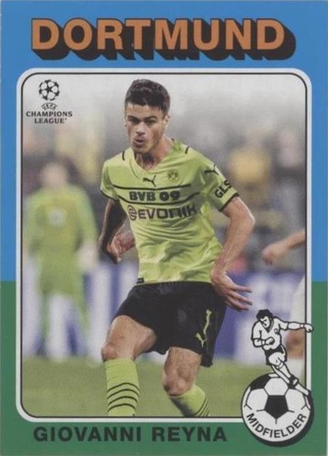 2021-22 Topps UCL Collection Giovanni Reyna #75-08