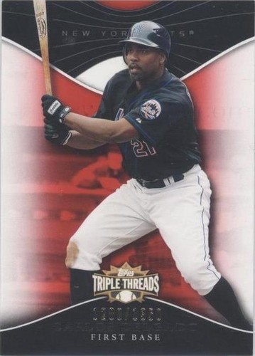 2009 Topps Triple Threads - Carlos Delgado #13
