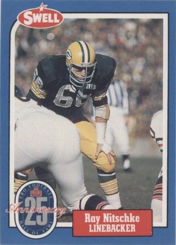1988 Swell Football Greats Hall of Fame Ray Nitschke #92