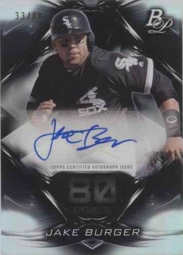 2018 Bowman Platinum - Jake Burger #80GA-JB