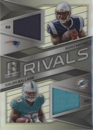 2018 Panini Spectra Kalen Ballage Sony Michel #7