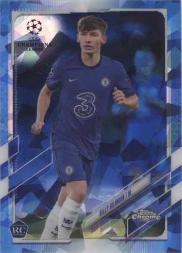 2020-21 Topps Chrome UCL Sapphire Edition Billy Gilmour #66