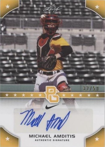 2015 Leaf Perfect Game National Showcase - Michael Amditis #PG-MA1