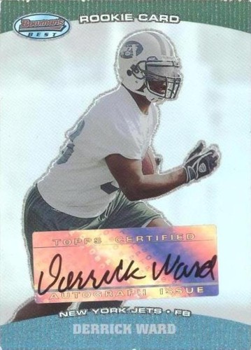 2004 Bowman's Best Derrick Ward #156