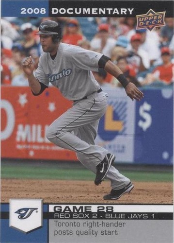 2008 Upper Deck Documentary - Alex Rios #888