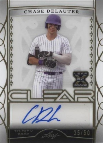 2022 Leaf Trinity - Chase DeLauter #CA-DR1