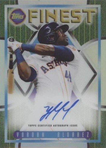 2022 Topps Finest Flashbacks - Yordan Alvarez #95FA-YA