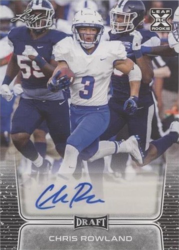 2020 Leaf Draft Chris Rowland #BA-CR1